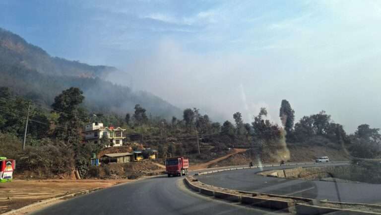 पोखरा–मुग्लिन सडक निर्माण चारवर्ष मा जम्मा ३२ प्रतिशत भौतिक प्रगति