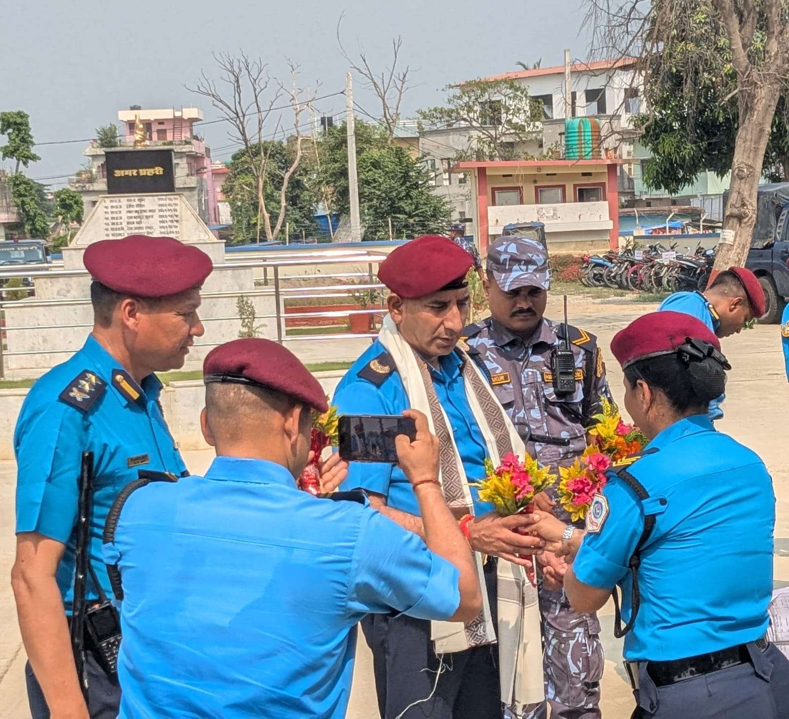डिआईजी चतुर्वेदीद्वारा मधेशका ८ जिल्लाको निरीक्षण सम्पन्न